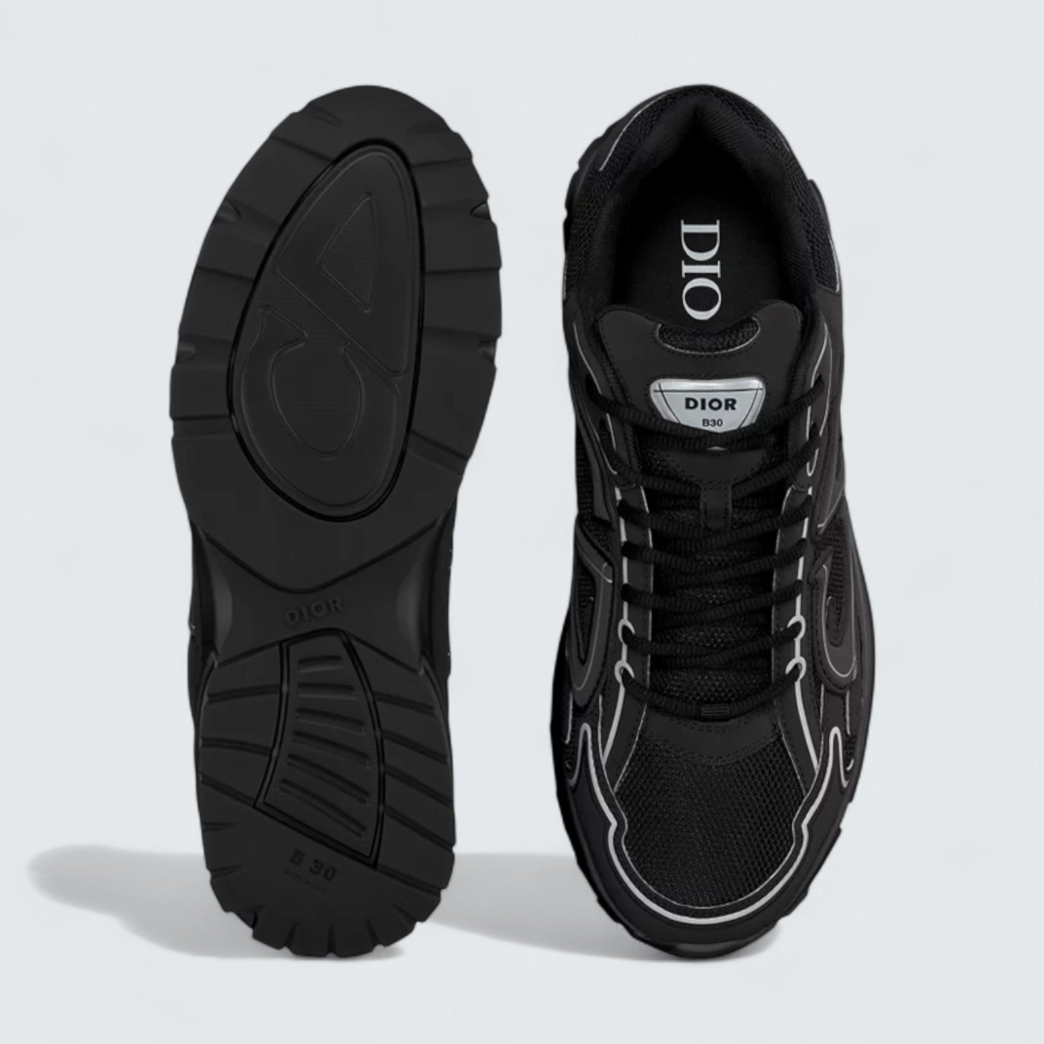 B30 Countdown Sneaker ‘Black Technical Mesh and Technical Fabric’