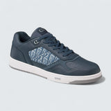 B27 Uptown Low-Top Sneaker ’Blue Smooth Calfskin and Blue Dior Oblique Jacquard’