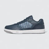 B27 Uptown Low-Top Sneaker ’Blue Smooth Calfskin and Blue Dior Oblique Jacquard’