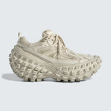 Bouncer Sneaker in Beige Mesh and Nylon