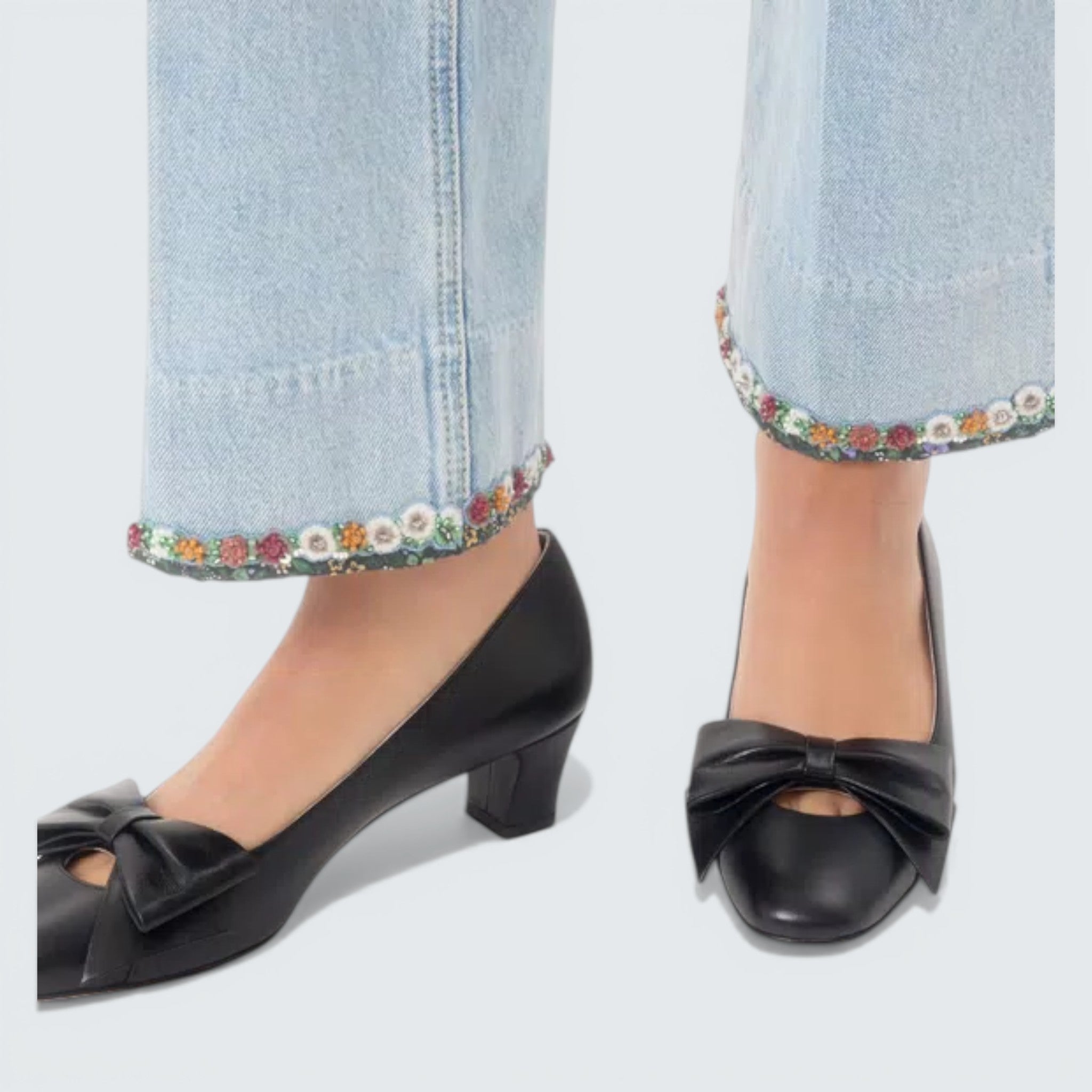 Bowow Pumps In Kidskin 45Mm