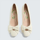 Bowow Pumps In Kidskin 45Mm