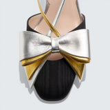 Bowow Slingback Pumps In Moirè Fabric 45Mm