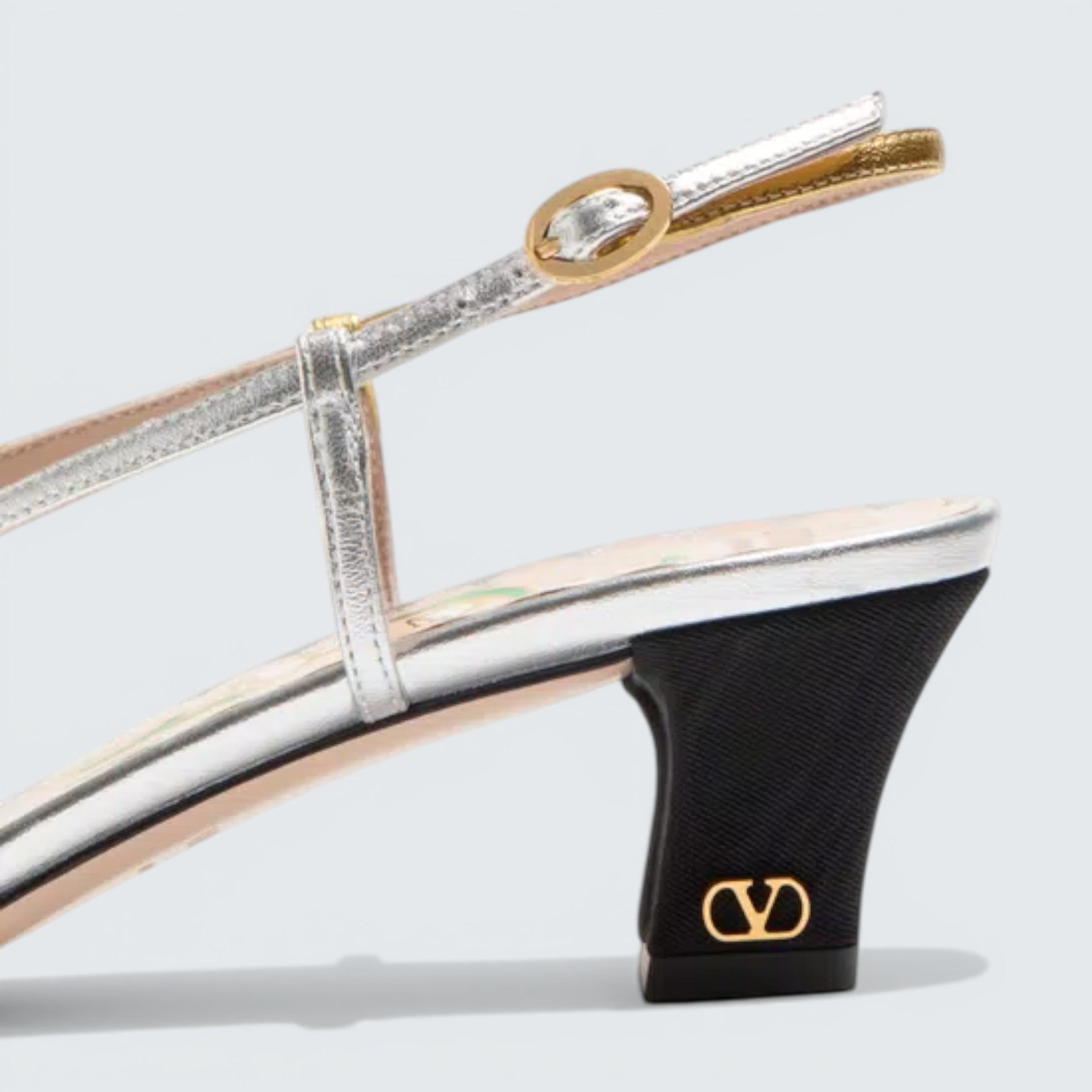 Bowow Slingback Pumps In Moirè Fabric 45Mm