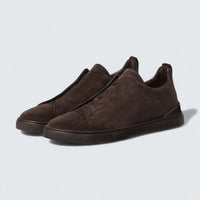Brown Suede Triple Stitch™ Sneakers