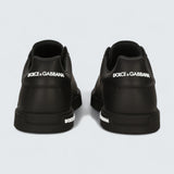 D&G Calfskin Nappa Portofino Sneakers 'Black'