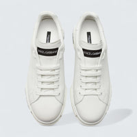 D&G Calfskin Nappa Portofino Sneakers 'White'