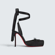 Cassia Lace Up - 100 mm Strappy pumps - Crepe satin