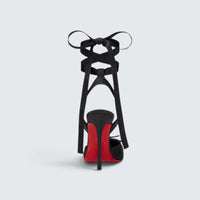Cassia Lace Up - 100 mm Strappy pumps - Crepe satin