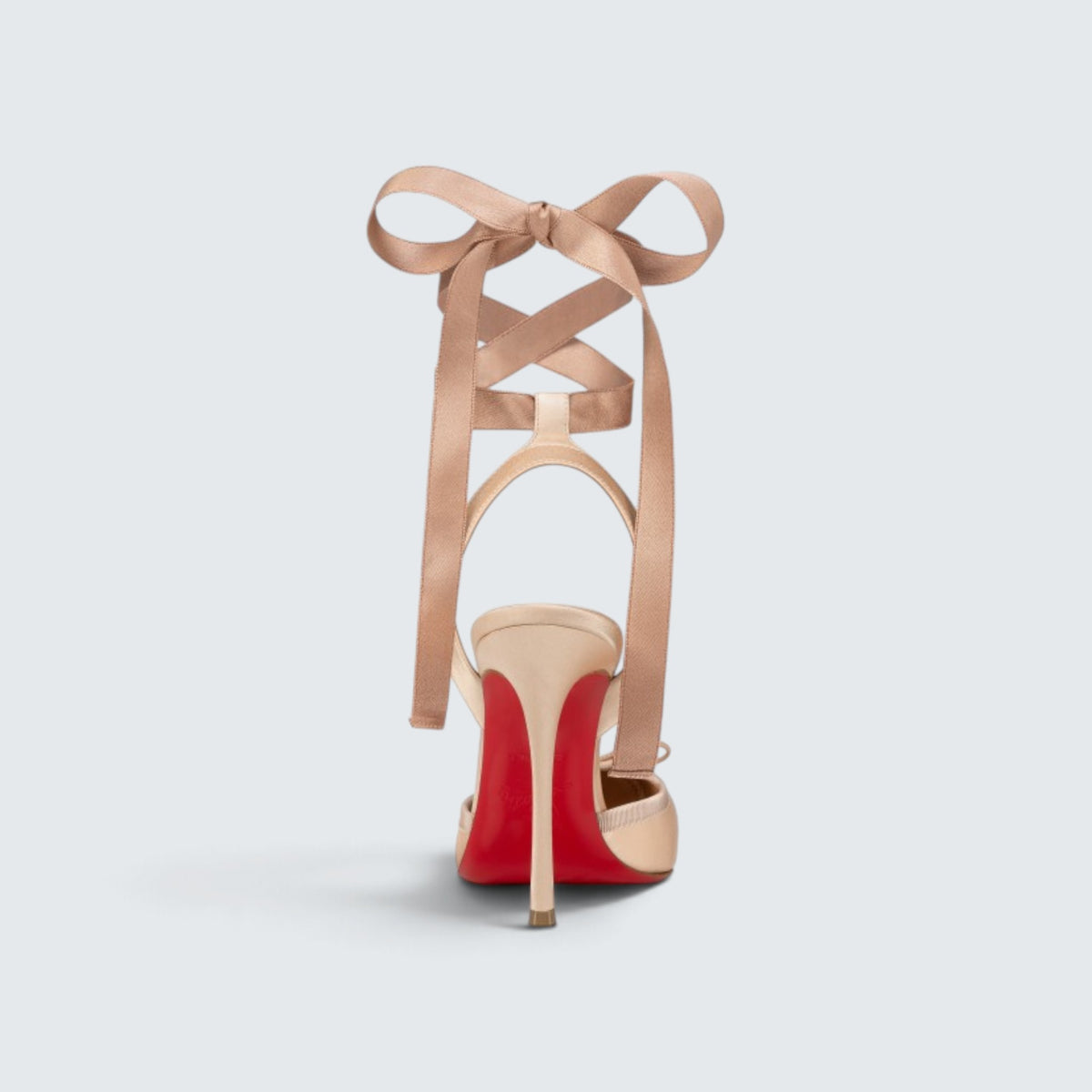 Cassia Lace Up - 100 mm Strappy pumps - Crepe satin