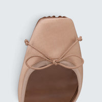 Cassia Lace Up - 100 mm Strappy pumps - Crepe satin