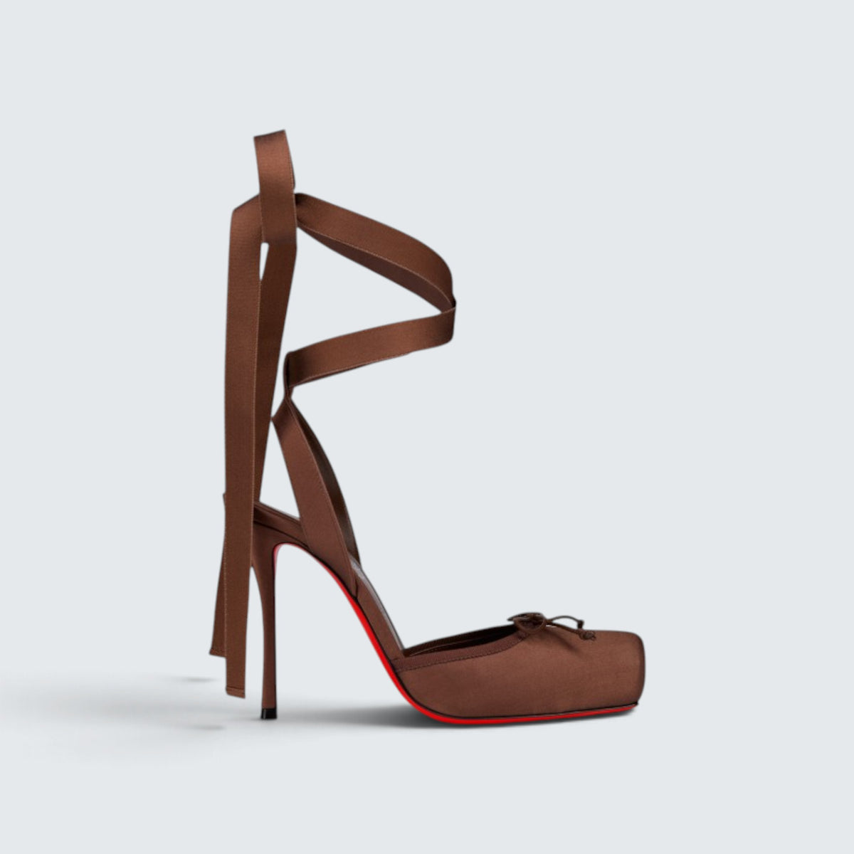 Cassia Lace Up - 100 mm Strappy pumps - Crepe satin