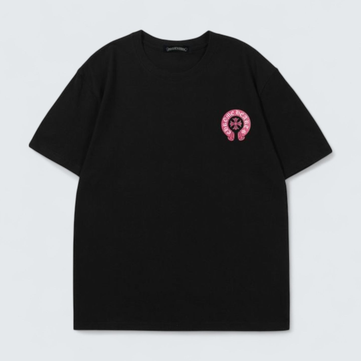 Tee with Pink Horseshoe Logo