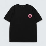 Tee with Pink Horseshoe Logo