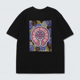 Tee with Pink Horseshoe Logo
