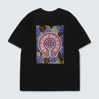 Tee with Pink Horseshoe Logo