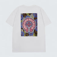 Tee with Pink Horseshoe Logo