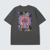 Tee with Pink Horseshoe Logo