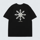 Floral Cross Back T-Shirt
