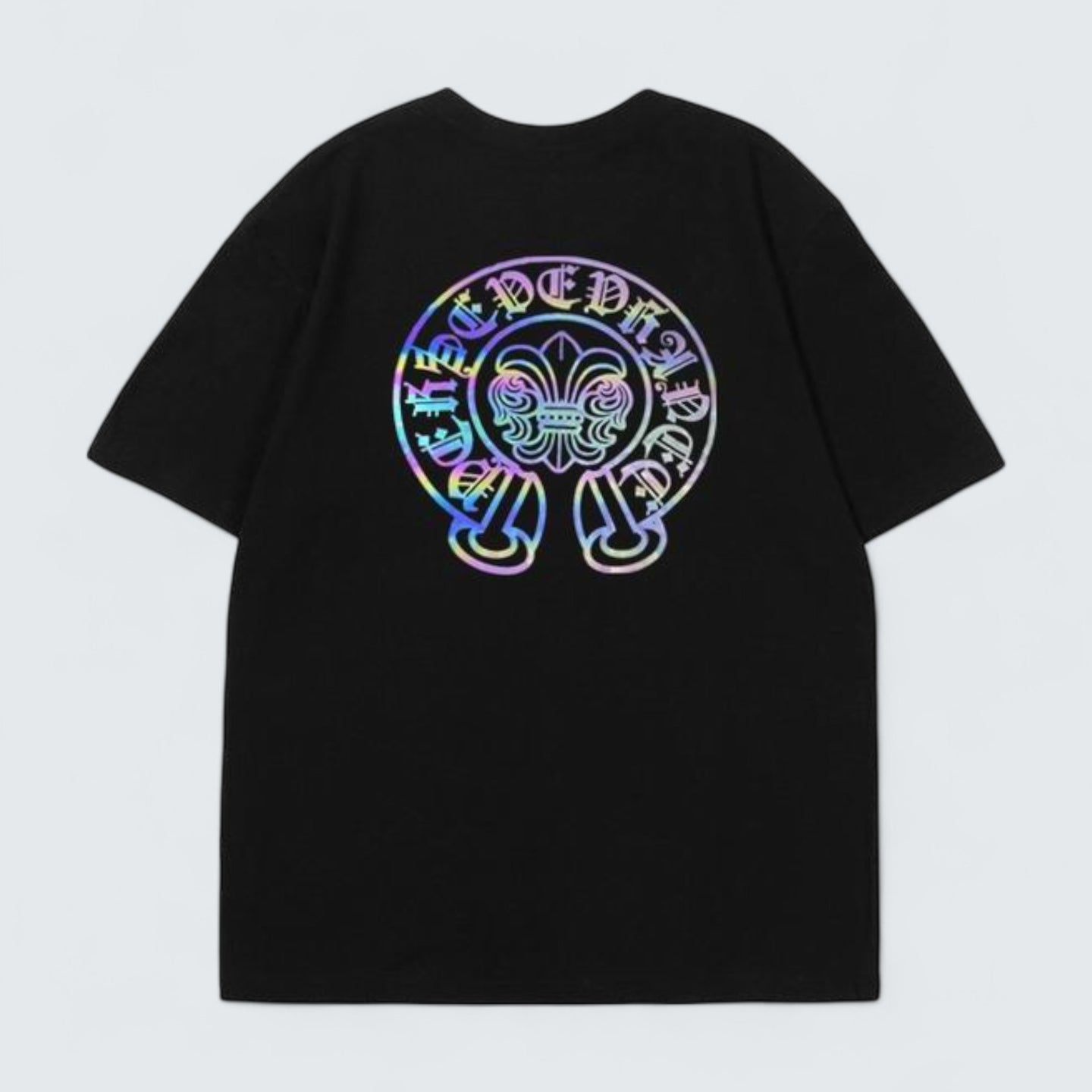 Iridescent Horseshoe Emblem Tee