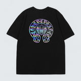 Iridescent Horseshoe Emblem Tee