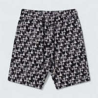 Allover Cross Print Shorts