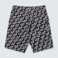 Allover Cross Print Shorts