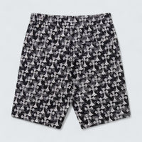 Allover Cross Print Shorts