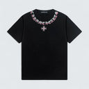 Script Collar Cross T-Shirt