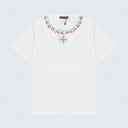 Script Collar Cross T-Shirt