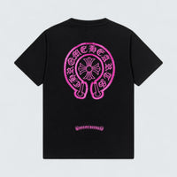 Pink Gothic Horseshoe T-Shirt