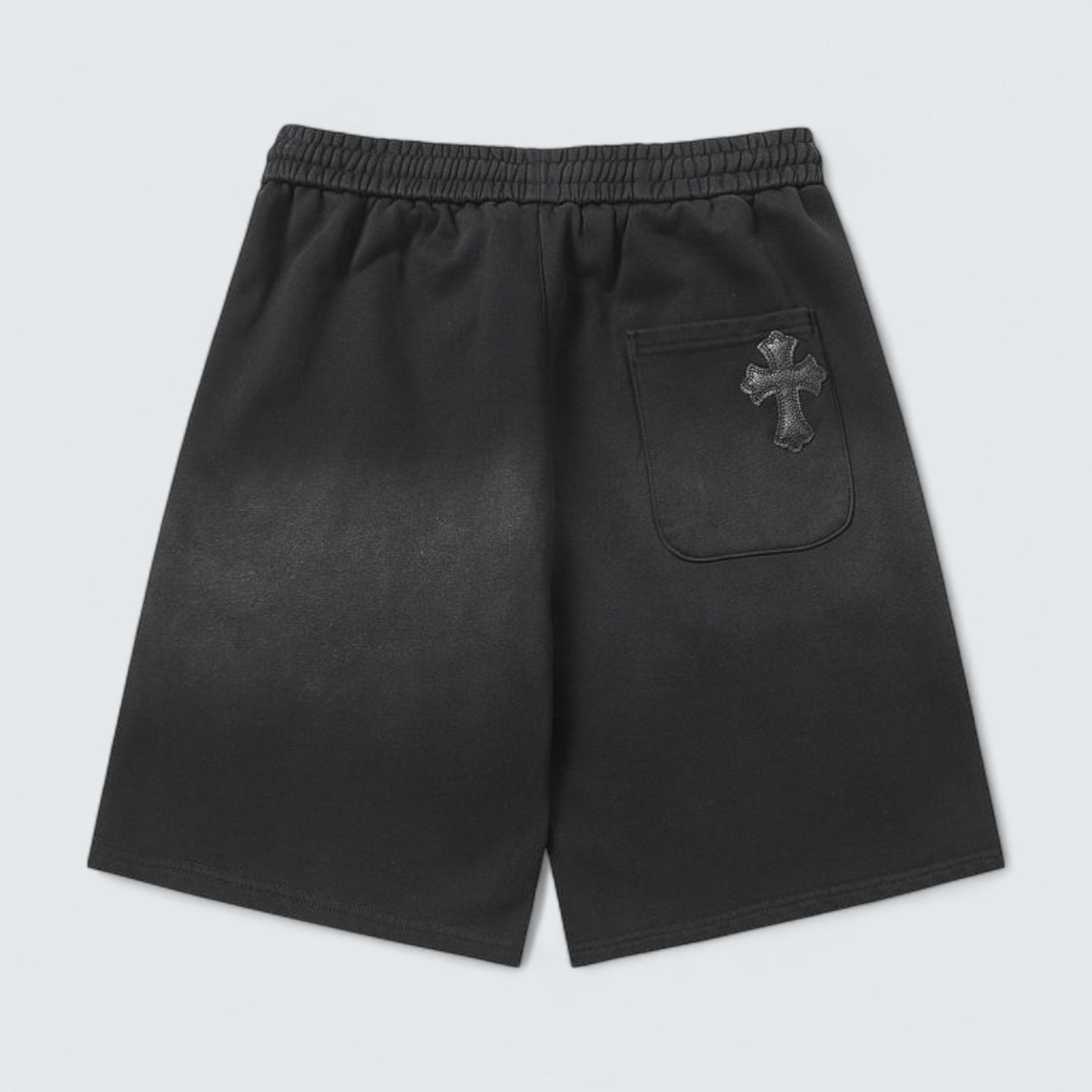 Tonal Cross Patch Shorts