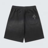 Tonal Cross Patch Shorts