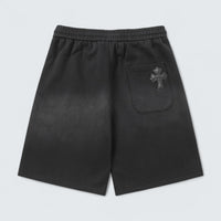 Tonal Cross Patch Shorts