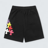 Multicolor Cross Patch Shorts