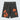 Orange Cross Patch Denim Shorts