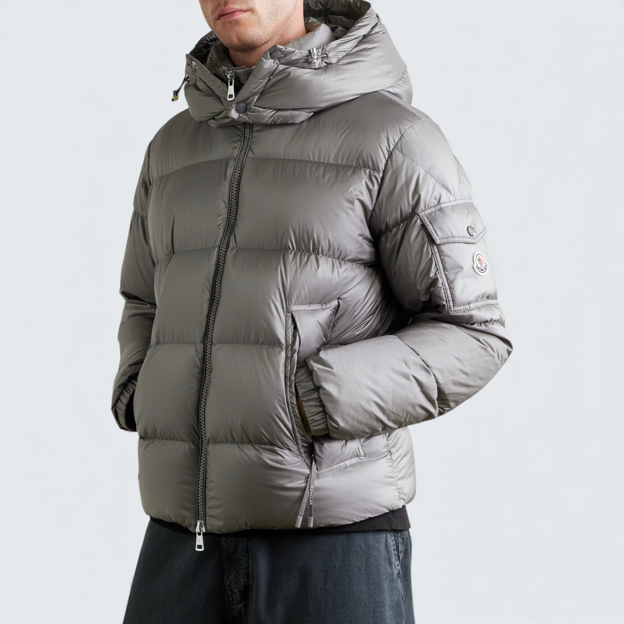 Couyere Quilted Micro-Ripstop Hooded Down Jacket