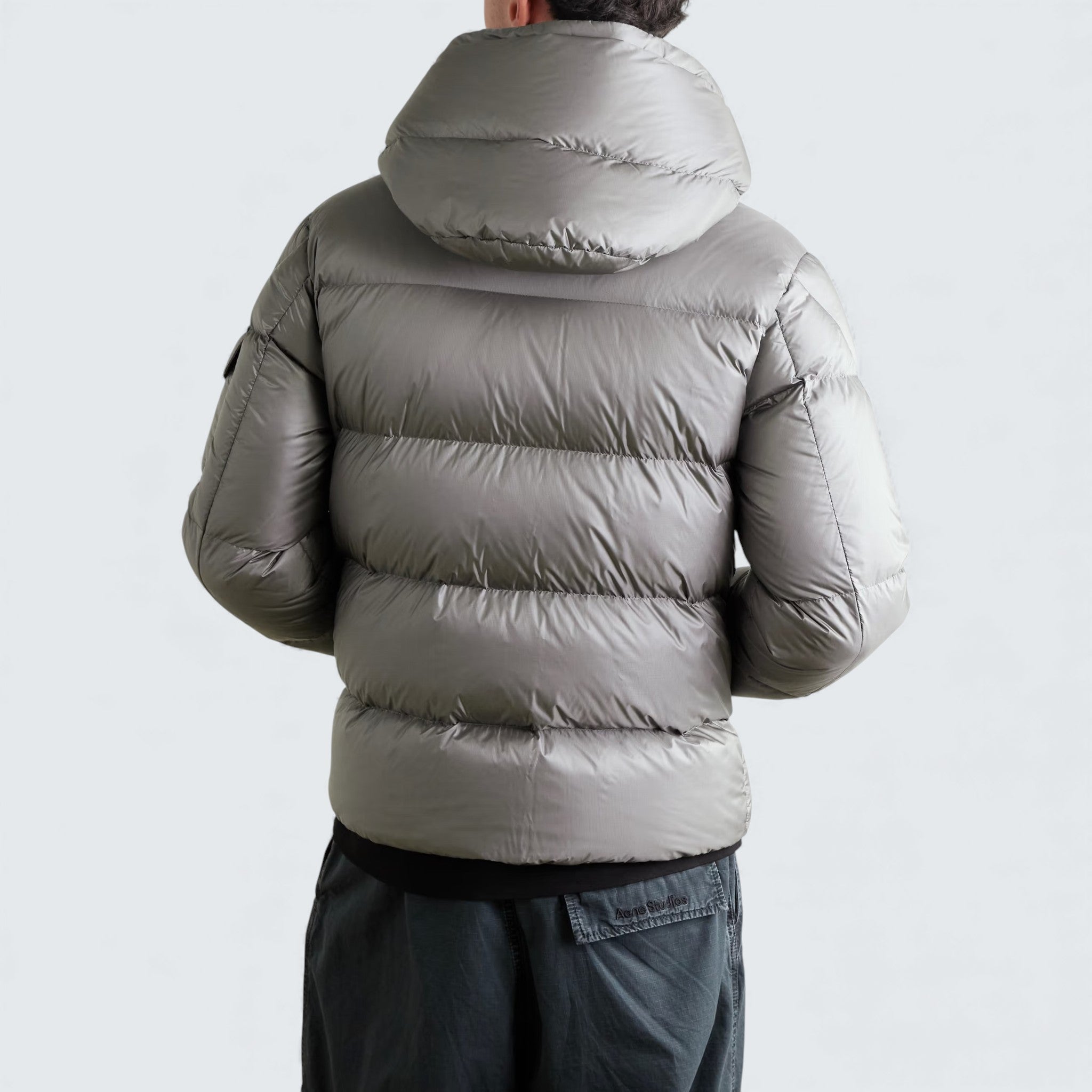 Couyere Quilted Micro-Ripstop Hooded Down Jacket