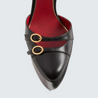 Crasher Platform Pumps in Kidskin 145MM