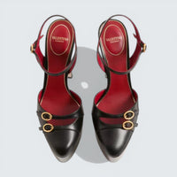 Crasher Platform Pumps in Kidskin 145MM