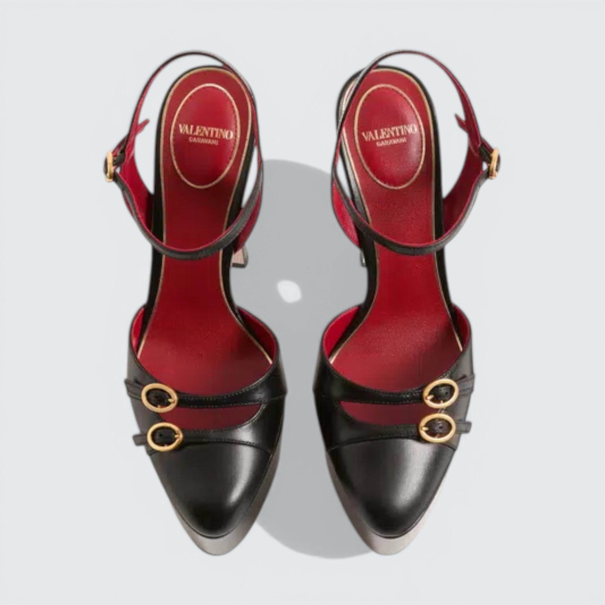 Crasher Platform Pumps in Kidskin 145MM