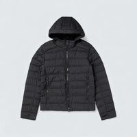 Crofton Logo Appliquéd Quilted Enduraluxe Hooded Down Jacket