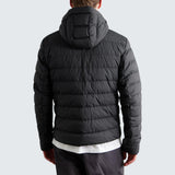 Crofton Logo Appliquéd Quilted Enduraluxe Hooded Down Jacket