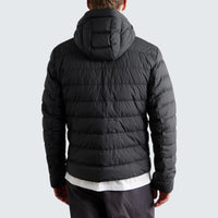 Crofton Logo Appliquéd Quilted Enduraluxe Hooded Down Jacket