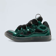 Curb Lace-Up Sneakers 'Metallic Green'