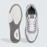 B27 Uptown Low-Top Sneaker ’Dior Gray Smooth Calfskin and White Dior Oblique Galaxy Leather’