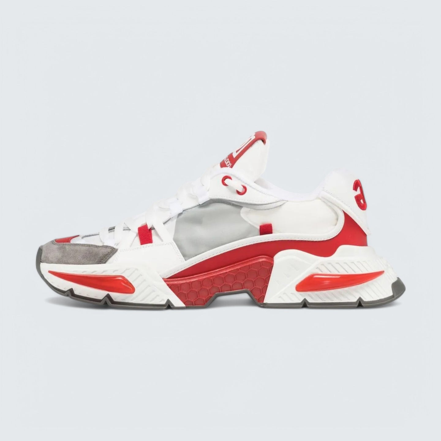 D&G Airmaster Panelled Low-Top Sneakers 'White/Red'