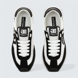 D&G Cushion Mixed-Material Sneakers 'White/Black'