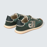 D&G Cushion Mixed-Material Sneakers 'Green/Beige'