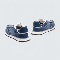 D&G Cushion Mixed-Material Sneakers 'Jeans Blue'